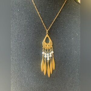 Opal Wind Chime Amulet Necklace